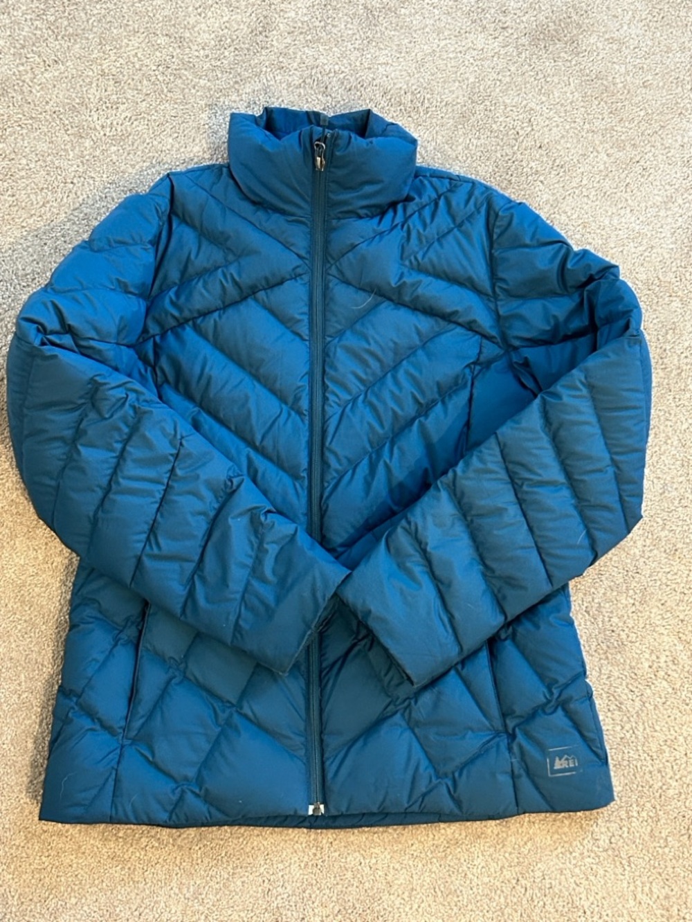 REI Women's Teal Blue Down Jacket size M